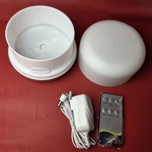 300ml Essential Light Up Oil Diffuser, Quiet Aromatherapy Mist W/ Remote Control